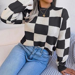 Checkered Sweater